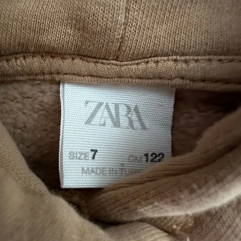 Zara Girls Hoodie and Long Sleeve Tops size 7 Bundle 3 items